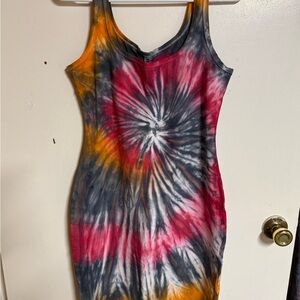Tie-Dye Sleeveless Dress